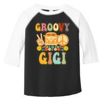 Groovy Gigi Retro Matching Family Baby Shower Mother's Day Toddler Fine Jersey T-Shirt