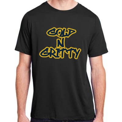 Grit Grateful Resilient Intensity Together Gold N Gritty Adult ChromaSoft Performance T-Shirt