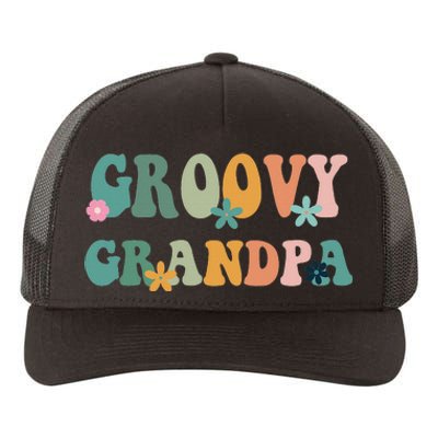 Groovy Grandpa Retro Matching Family Baby Shower Yupoong Adult 5-Panel Trucker Hat