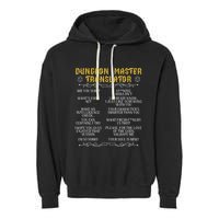 Gamingmasterboard Game Role Player Dungeon Garment-Dyed Fleece Hoodie