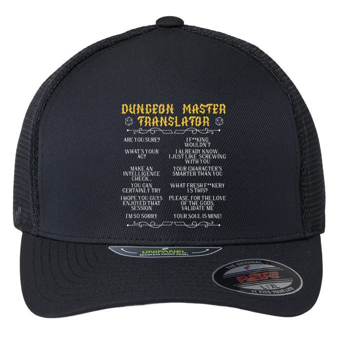 Gamingmasterboard Game Role Player Dungeon Flexfit Unipanel Trucker Cap