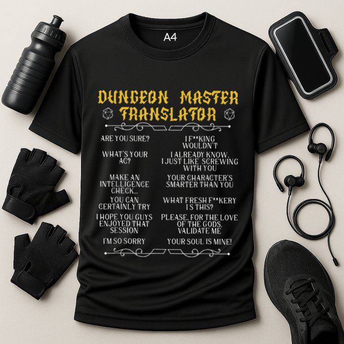 Gamingmasterboard Game Role Player Dungeon Performance Shirt