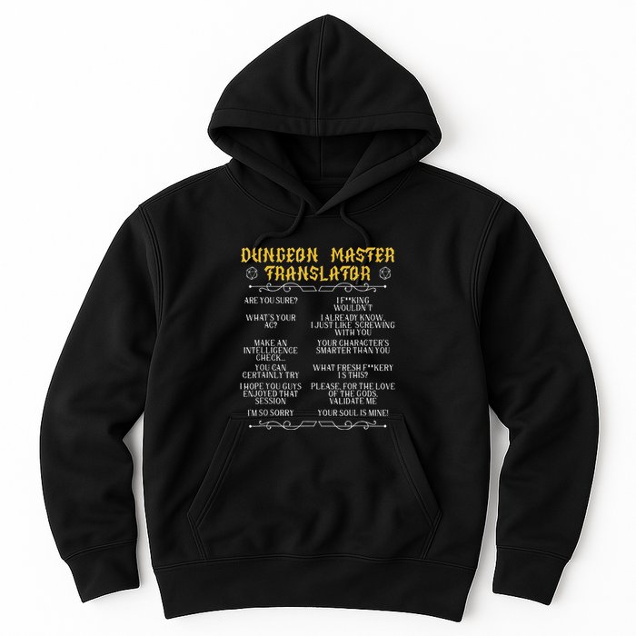 Gamingmasterboard Game Role Player Dungeon Hoodie