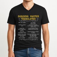 Gamingmasterboard Game Role Player Dungeon V-Neck T-Shirt