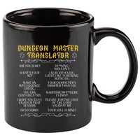 Gamingmasterboard Game Role Player Dungeon 11oz C Handle Ceramic Mug