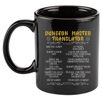 Gamingmasterboard Game Role Player Dungeon 11oz C Handle Ceramic Mug