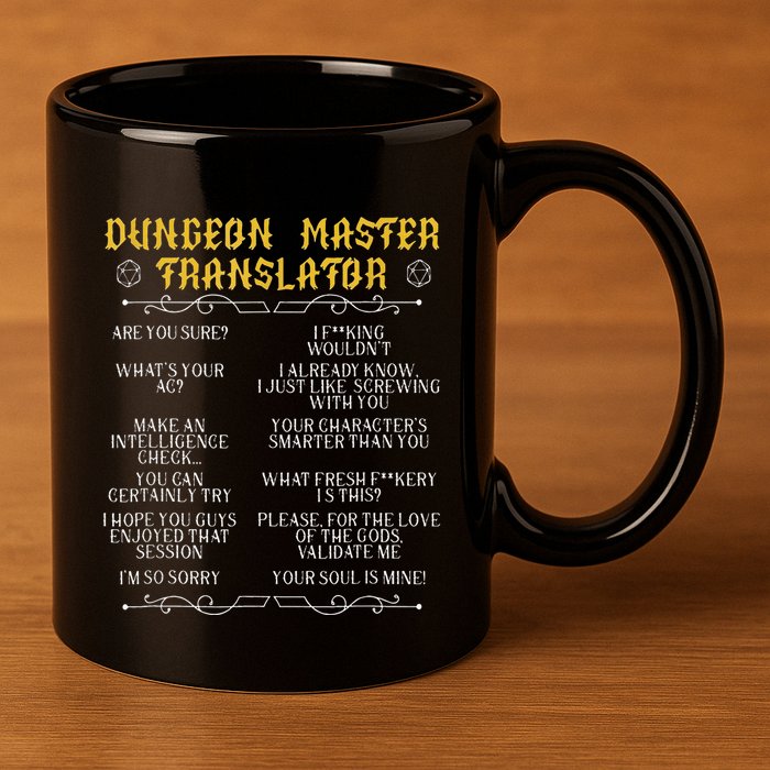 Gamingmasterboard Game Role Player Dungeon 11oz C Handle Ceramic Mug