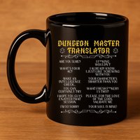 Gamingmasterboard Game Role Player Dungeon 11oz C Handle Ceramic Mug