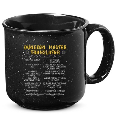 Gamingmasterboard Game Role Player Dungeon 15oz Campfire Ceramic Mug