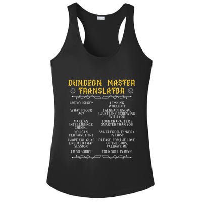 Gamingmasterboard Game Role Player Dungeon Ladies PosiCharge Competitor Racerback Tank