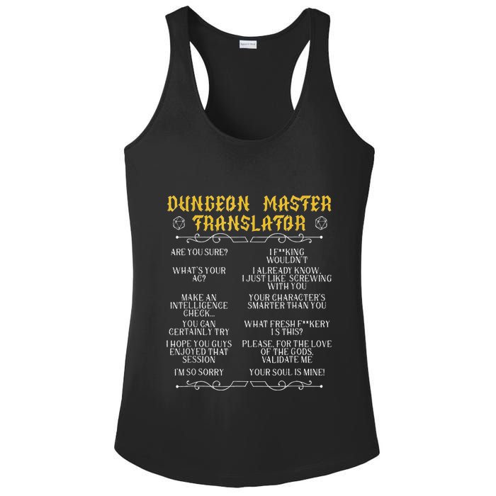 Gamingmasterboard Game Role Player Dungeon Ladies PosiCharge Competitor Racerback Tank