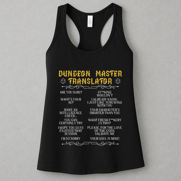 Gamingmasterboard Game Role Player Dungeon Womens Tank Top