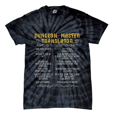 Gamingmasterboard Game Role Player Dungeon Tie-Dye T-Shirt