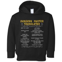 Gamingmasterboard Game Role Player Dungeon Toddler Hoodie