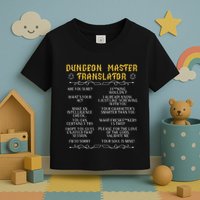 Gamingmasterboard Game Role Player Dungeon Toddler T-Shirt