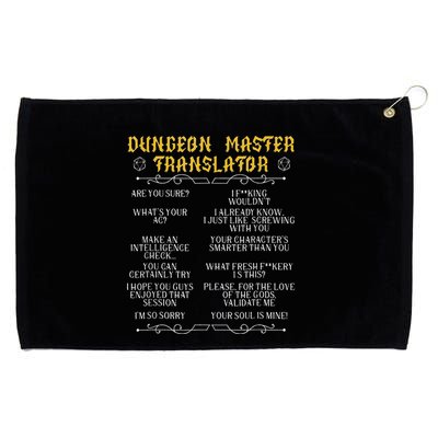 Gamingmasterboard Game Role Player Dungeon Grommeted Golf Towel