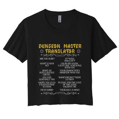 Gamingmasterboard Game Role Player Dungeon Crop Top