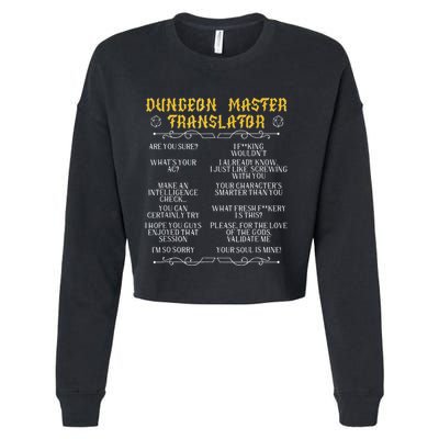 Gamingmasterboard Game Role Player Dungeon Cropped Pullover Crew