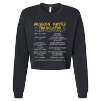Gamingmasterboard Game Role Player Dungeon Cropped Pullover Crew