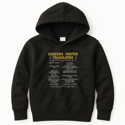 Gamingmasterboard Game Role Player Dungeon Kids Hoodie