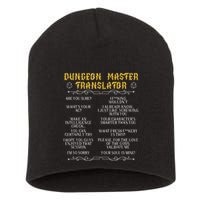 Gamingmasterboard Game Role Player Dungeon Short Acrylic Beanie