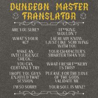 Gamingmasterboard Game Role Player Dungeon Cotton Canvas Backpack