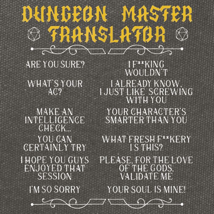 Gamingmasterboard Game Role Player Dungeon Cotton Canvas Backpack