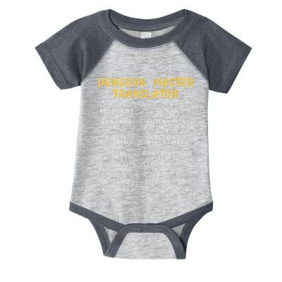 Gamingmasterboard Game Role Player Dungeon Infant Baby Jersey Bodysuit