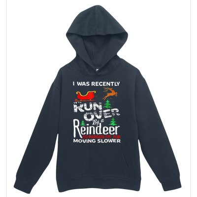 Grandma Got Run Over By A Reindeer Christmas So Pardon Me Urban Pullover Hoodie