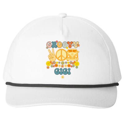 Groovy Gigi Retro Matching Family Baby Shower Mother's Day Snapback Five-Panel Rope Hat