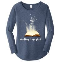 Great Gift Reading Is Magical Women's Perfect Tri Tunic Long Sleeve Shirt