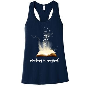 Great Gift Reading Is Magical Women's Racerback Tank