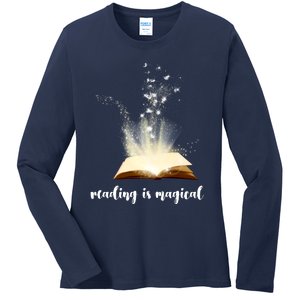 Great Gift Reading Is Magical Ladies Long Sleeve Shirt