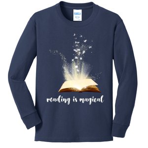 Great Gift Reading Is Magical Kids Long Sleeve Shirt