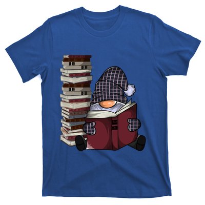 Garden Gnome Reading Books Gnomes Book Lover Gift T-Shirt