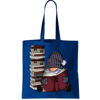 Garden Gnome Reading Books Gnomes Book Lover Gift Tote Bag