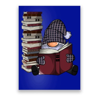 Garden Gnome Reading Books Gnomes Book Lover Gift Poster