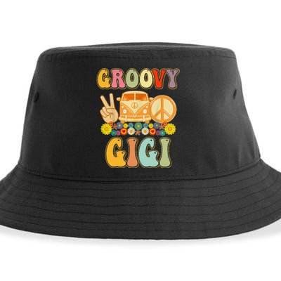 Groovy Gigi Retro Matching Family Baby Shower Mother's Day Sustainable Bucket Hat