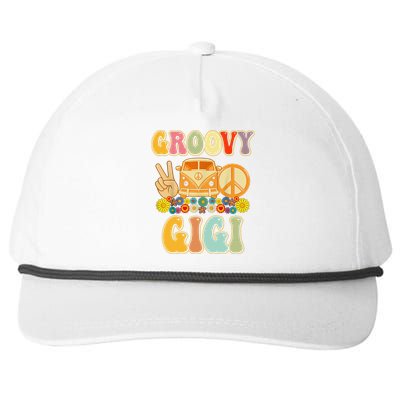 Groovy Gigi Retro Matching Family Baby Shower Mother's Day Snapback Five-Panel Rope Hat