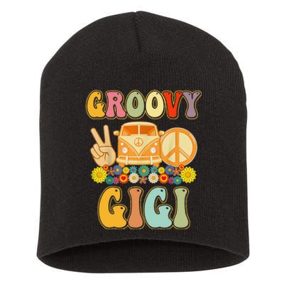 Groovy Gigi Retro Matching Family Baby Shower Mother's Day Short Acrylic Beanie