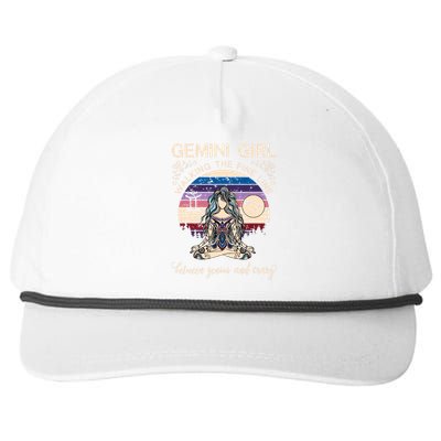 Gemini Girl Retro Zodiac Snapback Five-Panel Rope Hat