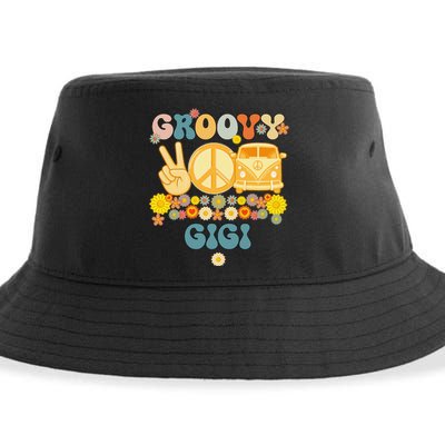 Groovy Gigi Retro Matching Family Baby Shower Mother's Day Sustainable Bucket Hat