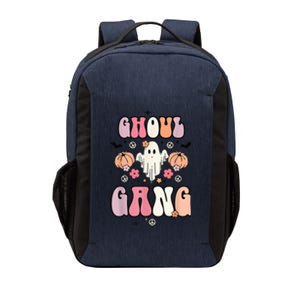 Ghoul Gang Retro Groovy Flowers Funny Ghosts Boo Halloween Vector Backpack