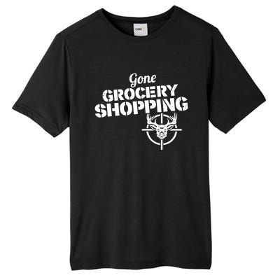 Gone Grocery Shopping Deer Hunter Cute Gift Archer Deer Hunting Gift Tall Fusion ChromaSoft Performance T-Shirt