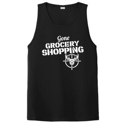 Gone Grocery Shopping Deer Hunter Cute Gift Archer Deer Hunting Gift PosiCharge Competitor Tank