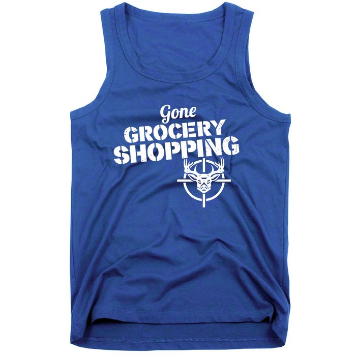 Gone Grocery Shopping Deer Hunter Cute Gift Archer Deer Hunting Gift Tank Top