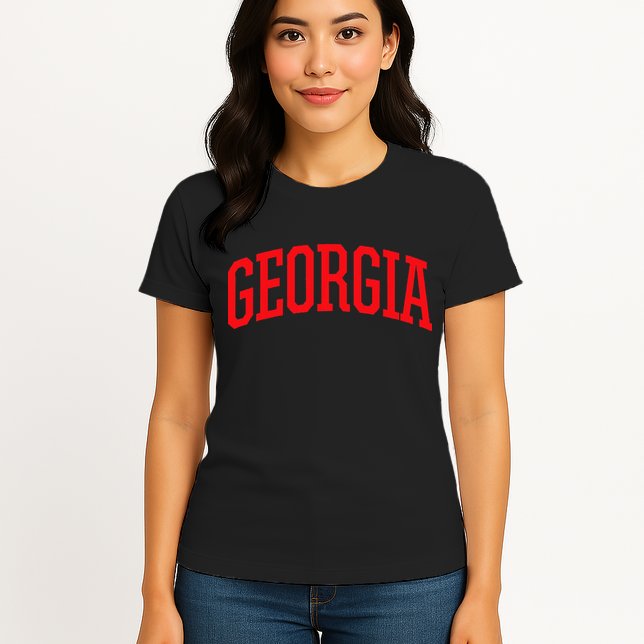 Georgia Georgia Sports Collegestyle Womens T-Shirt