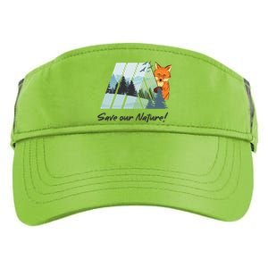 Go Green! Save The Earth Save Our Nature! Great Gift Adult Drive Performance Visor