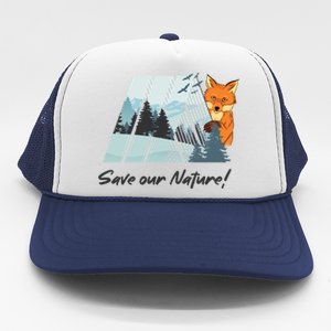 Go Green! Save The Earth Save Our Nature! Great Gift Trucker Hat