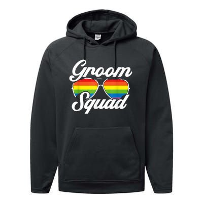 Gay Groom Squad LGBT Wedding Ceremony Bachelor Party Performance Fleece Hoodie